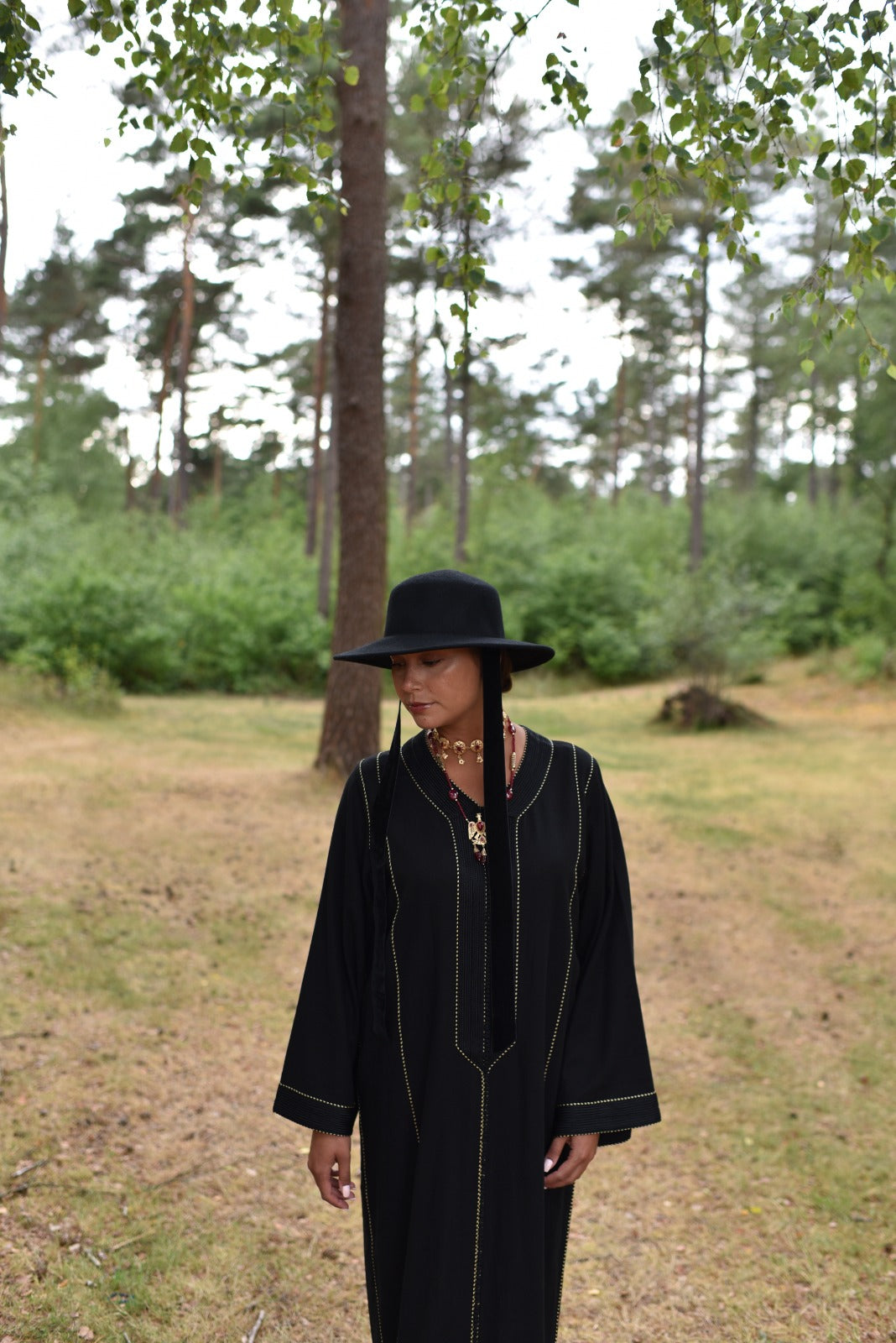 Caftan classique en lin