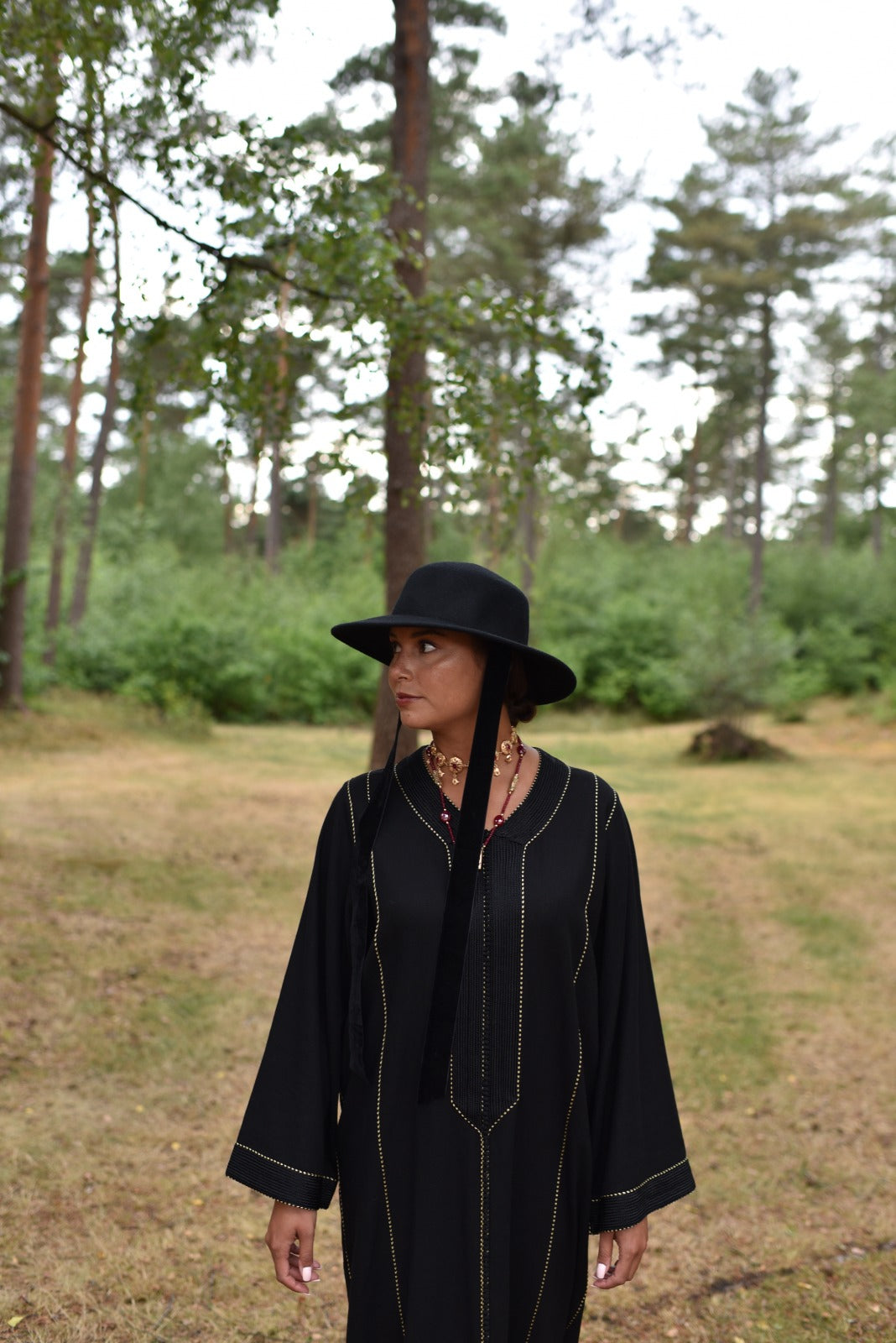 Caftan classique en lin