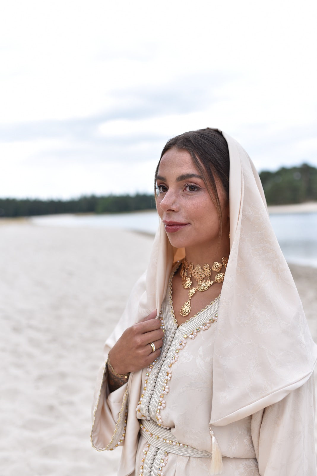 Jacquard Cotton Caftan